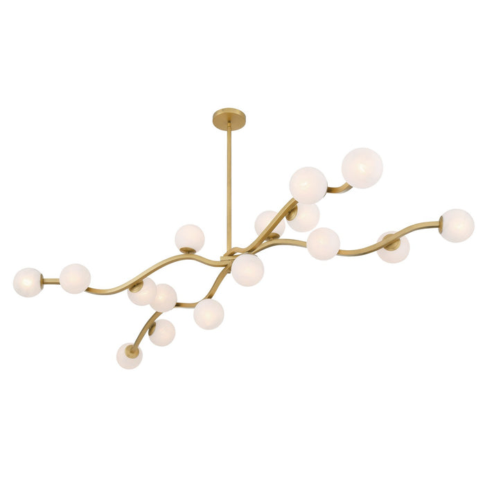Minka-Lavery 3749-732 16 Light Chandelier, Legacy Brass
