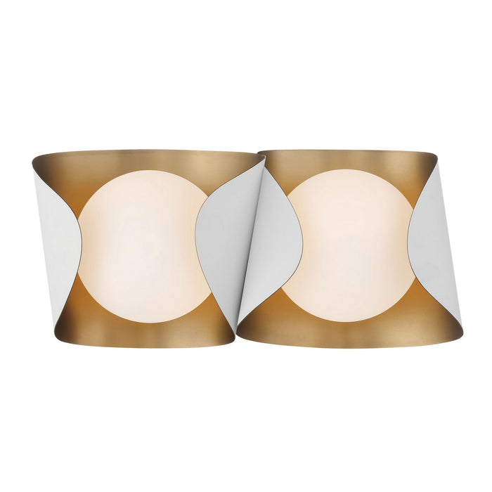 Minka-Lavery 3772-893 Two Light Vanity, Sand White