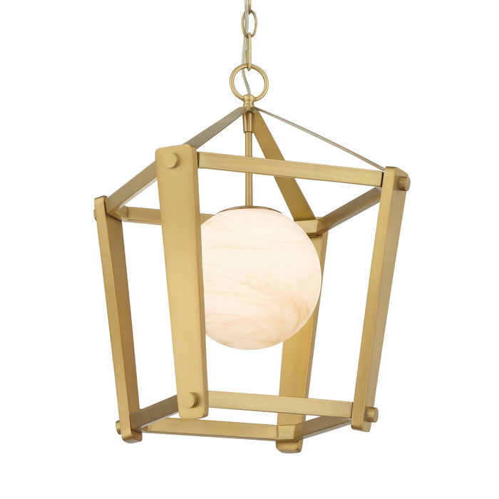 Minka-Lavery 3784-732 One Light Pendant, Legacy Brass