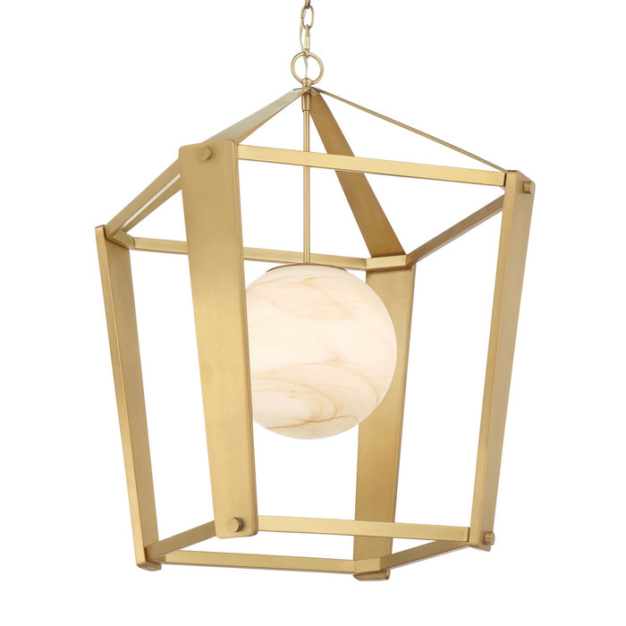 Minka-Lavery 3785-732 One Light Pendant, Legacy Brass