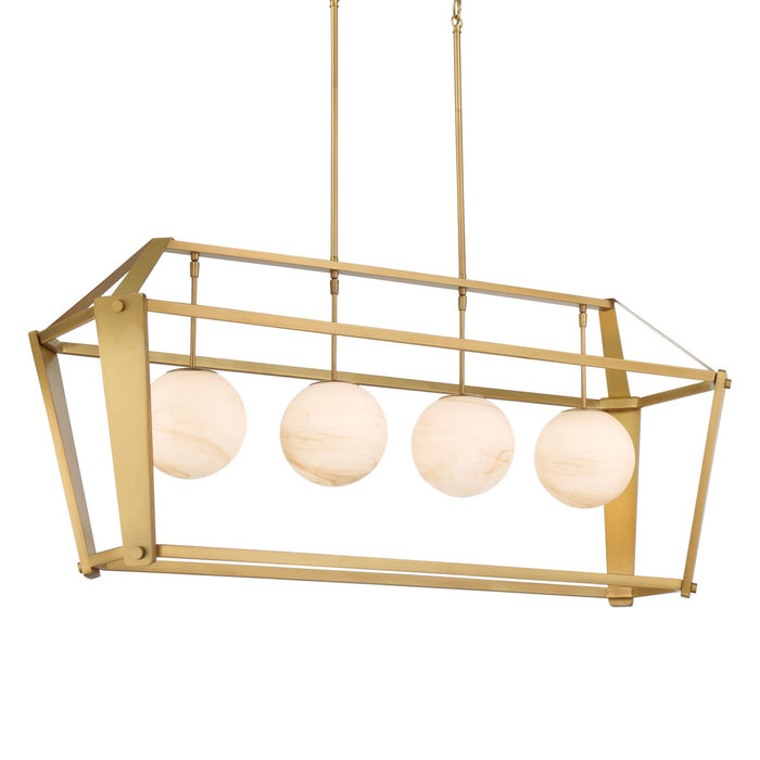 Minka-Lavery 3787-732 Four Light Island Pendant, Legacy Brass