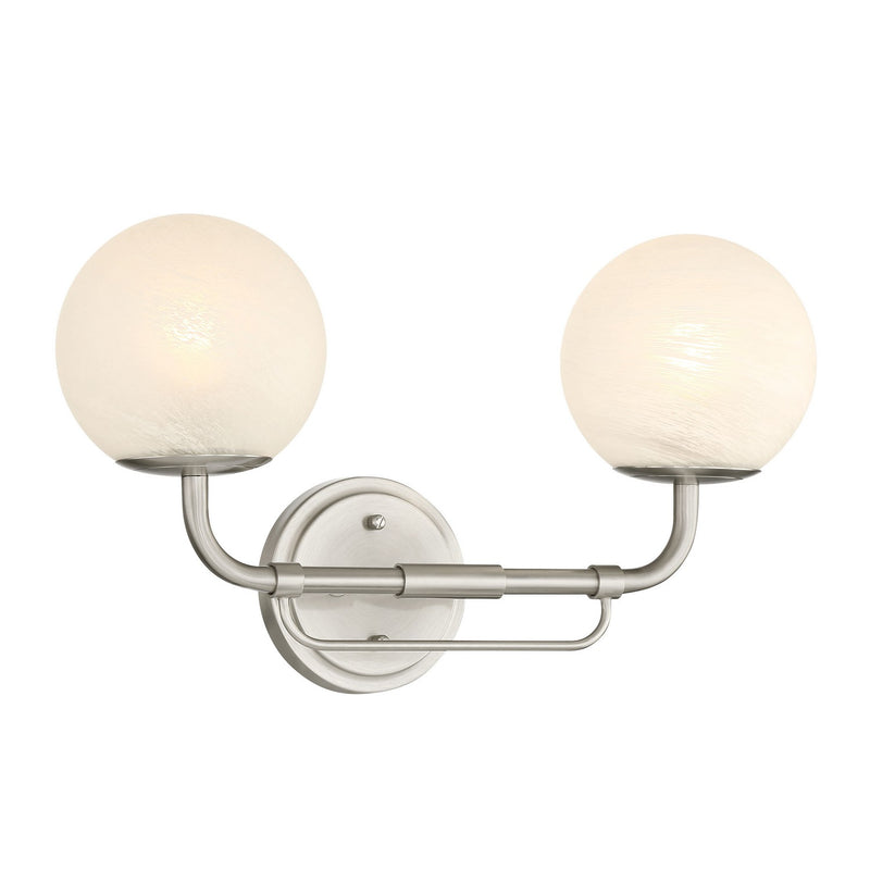 Minka-Lavery 3792-84 Two Light Vanity, Brushed Nickel