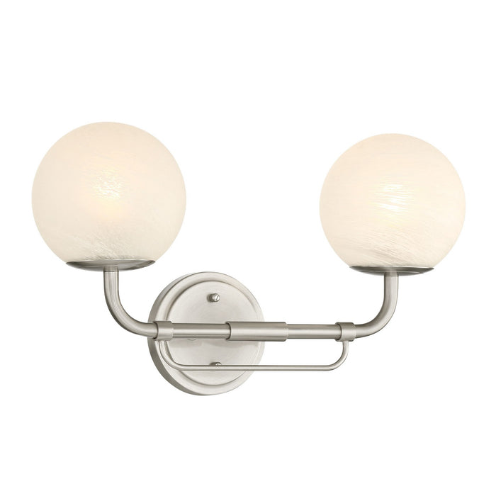 Minka-Lavery 3792-84 Two Light Vanity, Brushed Nickel