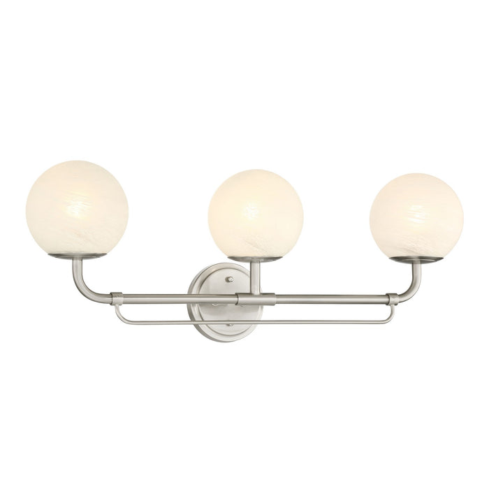 Minka-Lavery 3793-84 Three Light Vanity, Brushed Nickel