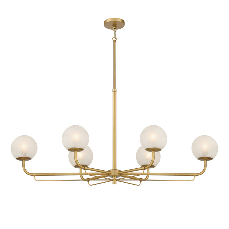 Minka-Lavery 3796-732 Six Light Island Pendant, Legacy Brass