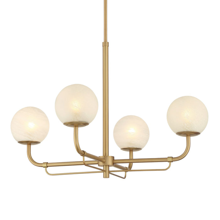 Minka-Lavery 3797-732 Four Light Chandelier, Legacy Brass