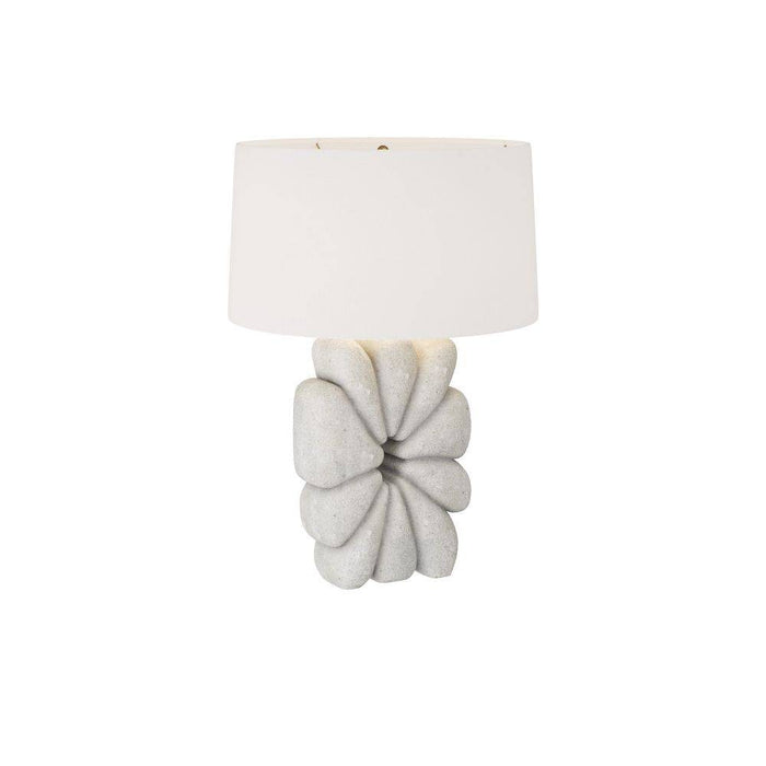 Arteriors PTC23-431 Table Lamp, Ivory, Glass Stone