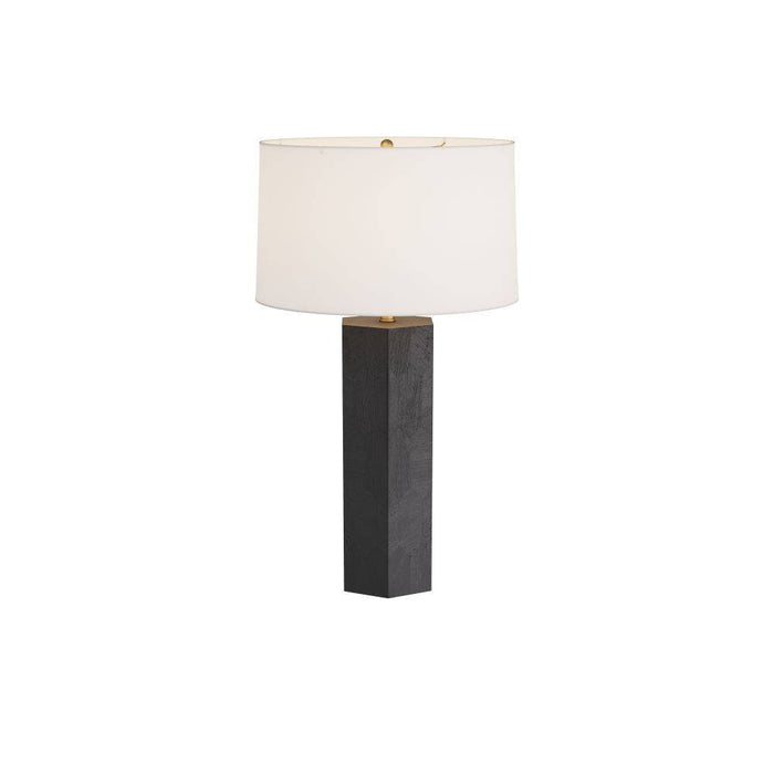 Arteriors PTS07-610 Table Lamp, Ebony, Corn Husk