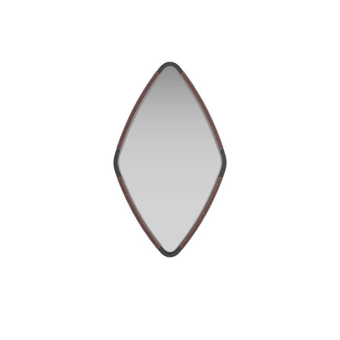 Arteriors WMI23 Mirror, Ox Blood, Leather
