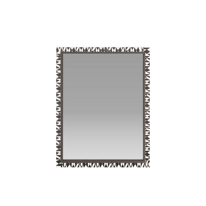 Arteriors WMI36 Mirror, Black & White, Resin