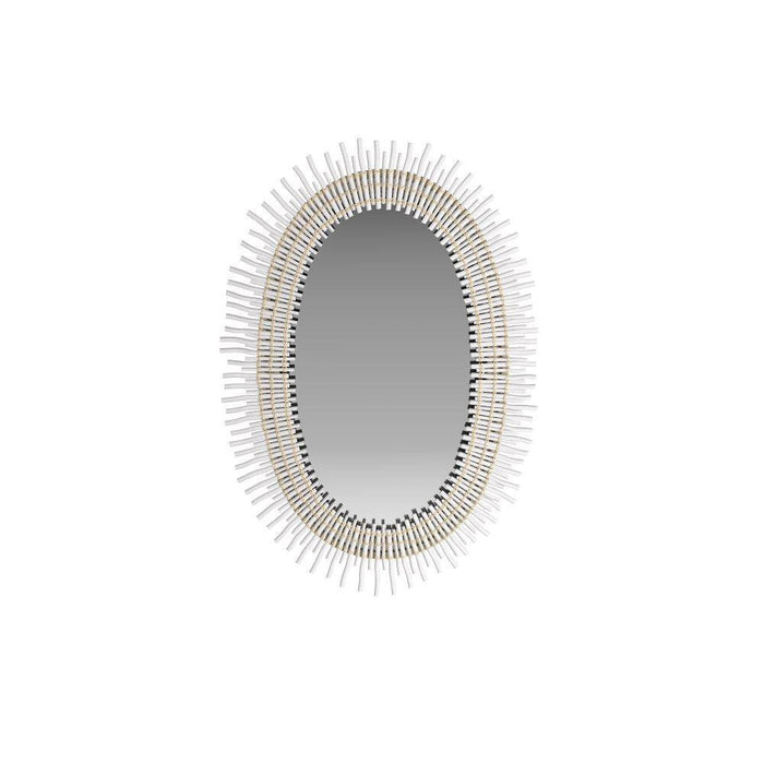 Arteriors WMS01 Mirror, White, Wood