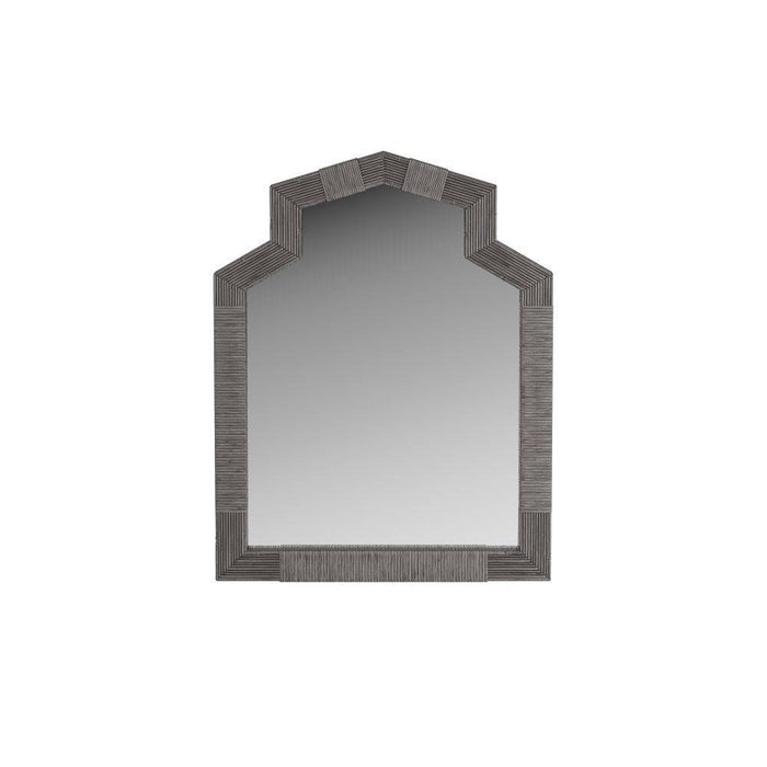 Arteriors WMS02 Mirror, Black Wash, Rattan
