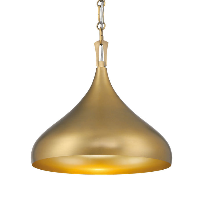Minka-Lavery 3931-732 One Light Pendant, Legacy Brass