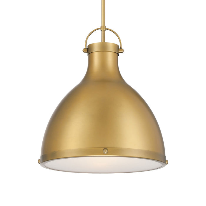 Minka-Lavery 3932-732 One Light Pendant, Legacy Brass