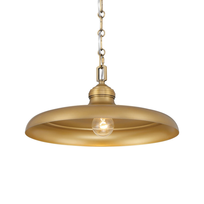 Minka-Lavery 3935-732 One Light Pendant, Legacy Brass