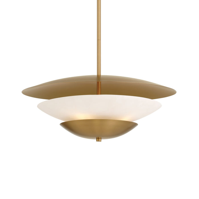 Minka-Lavery 3944-732 Four Light Pendant, Legacy Brass