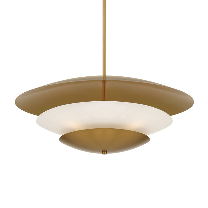 Minka-Lavery 3945-732 Five Light Pendant, Legacy Brass