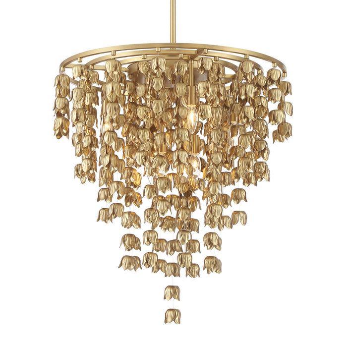 Minka-Lavery 3966-732 Eight Light Pendant, Legacy Brass