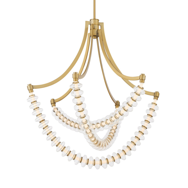 Minka-Lavery 5646-732-L LED Chandelier, Legacy Brass