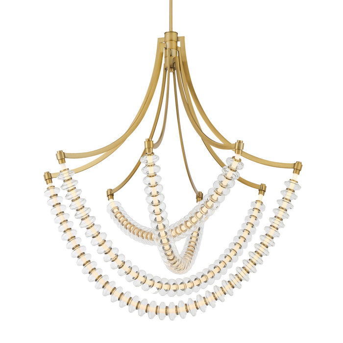Minka-Lavery 5647-732-L LED Chandelier, Legacy Brass