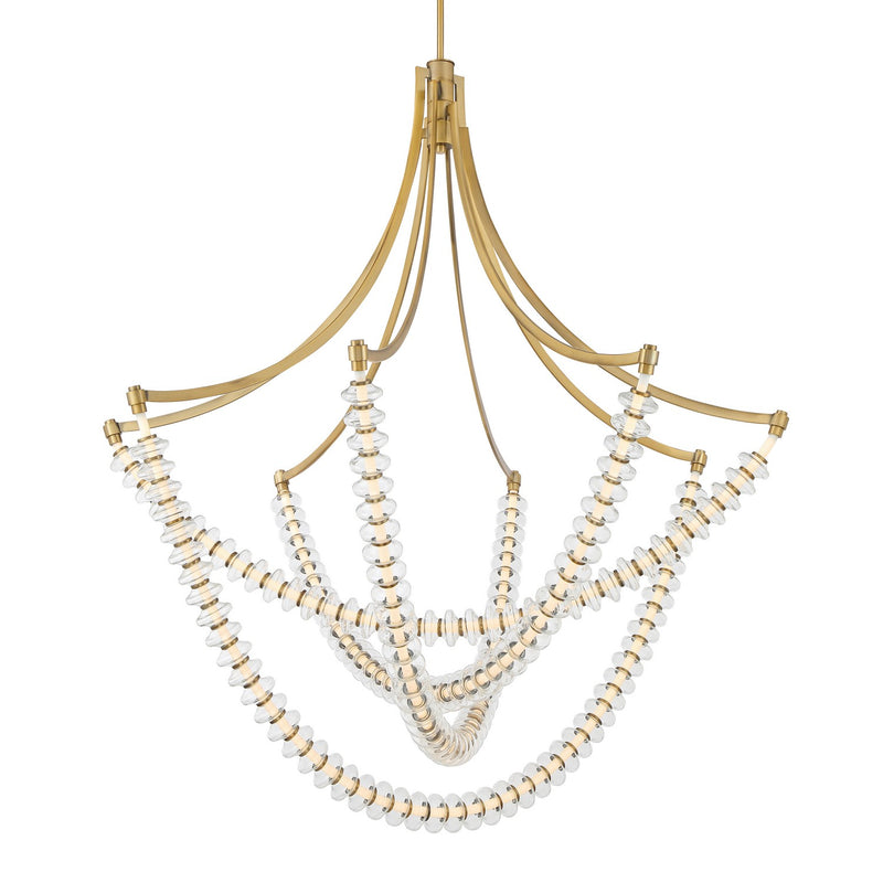 Minka-Lavery 5648-732-L LED Chandelier, Legacy Brass