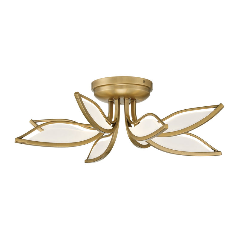 Minka-Lavery 5655-732-L LED Flush Mount, Legacy Brass