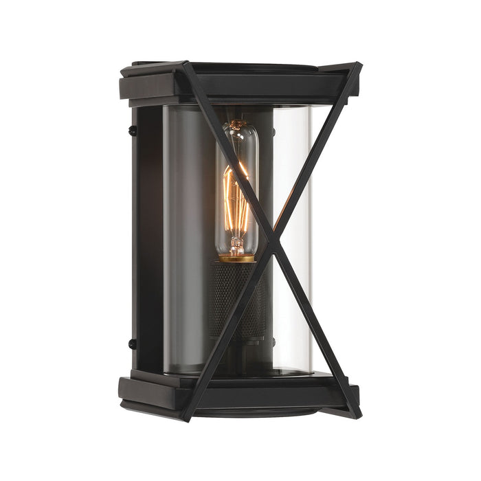 Minka-Lavery 77601-899 One Light Outdoor Wall Sconce, Dark Matte Black