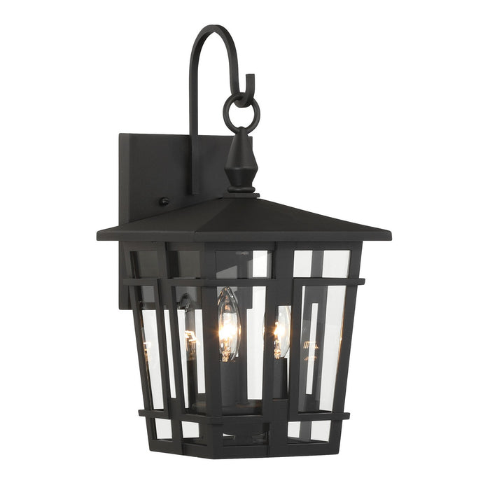Minka-Lavery 77901-66 Three Light Outdoor Wall Sconce, Sand Coal