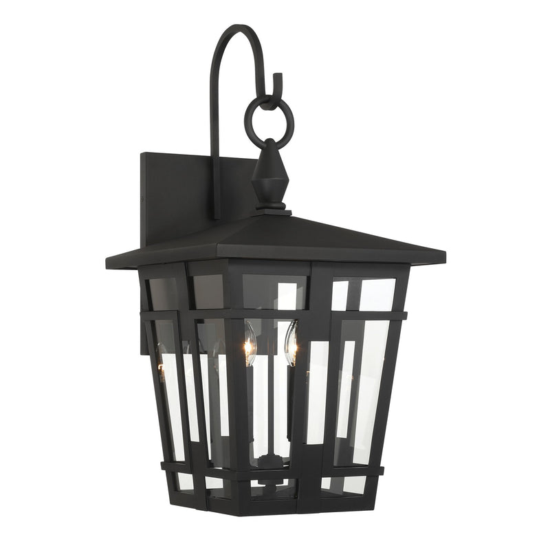 Minka-Lavery 77902-66 Four Light Outdoor Wall Sconce, Sand Coal