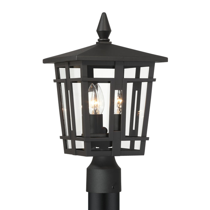 Minka-Lavery 77905-66 Three Light Outdoor Post Mount, Sand Coal