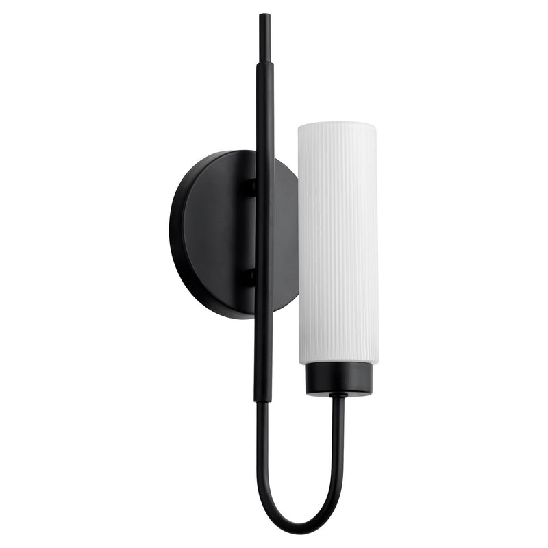 Quorum 5024-1-59 One Light Wall Mount, Matte Black