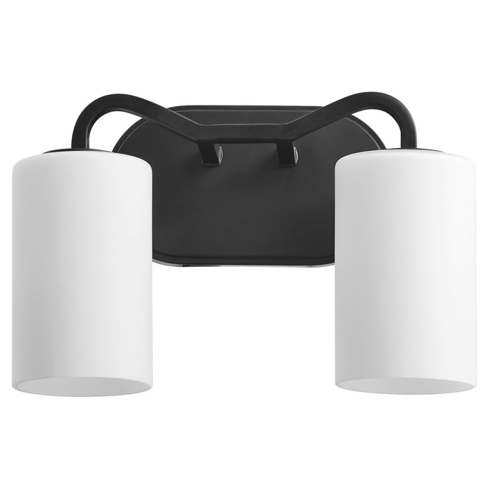 Quorum 5307-2-59 Two Light Vanity, Matte Black