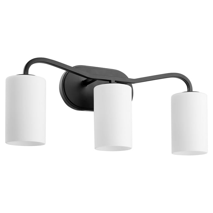 Quorum 5307-3-59 Three Light Vanity, Matte Black