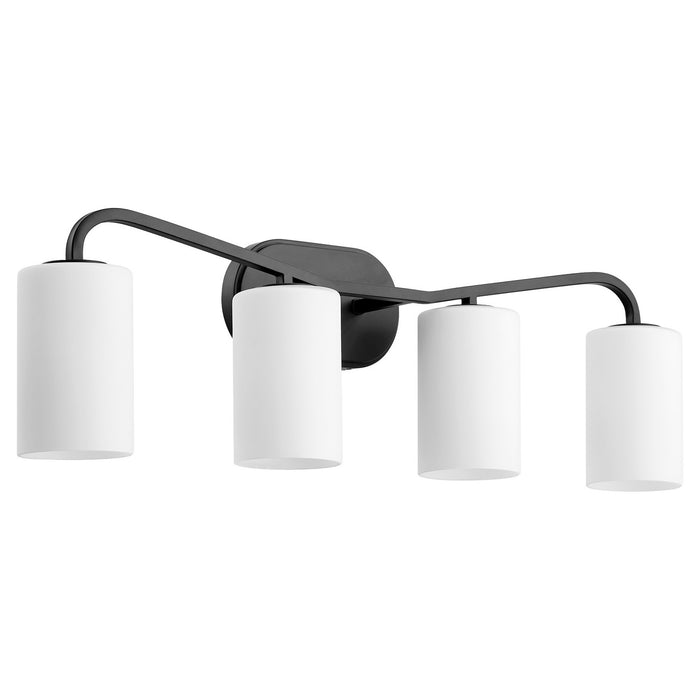 Quorum 5307-4-59 Four Light Vanity, Matte Black