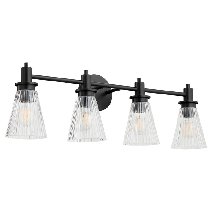 Quorum 5803-4-59 Four Light Vanity, Matte Black