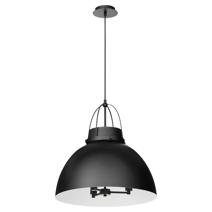 Quorum 823-3-59 Three Light Pendant, Matte Black