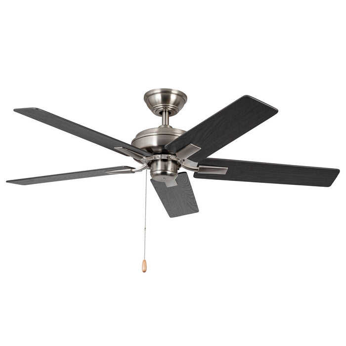 Kuzco Lighting CF78752-BN-NLP 52" Ceiling Fan, Brushed Nickel