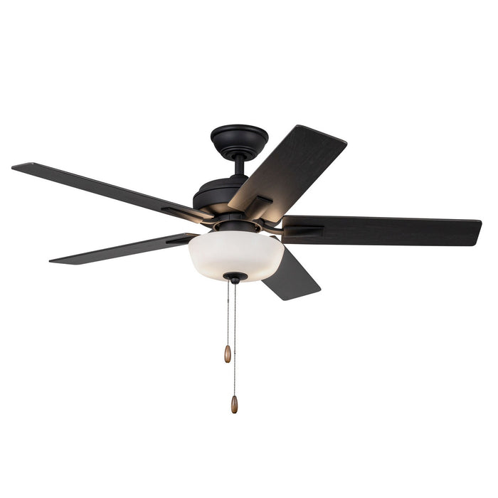 Kuzco Lighting CF78752-MB-LKP 52" Ceiling Fan, Matte Black