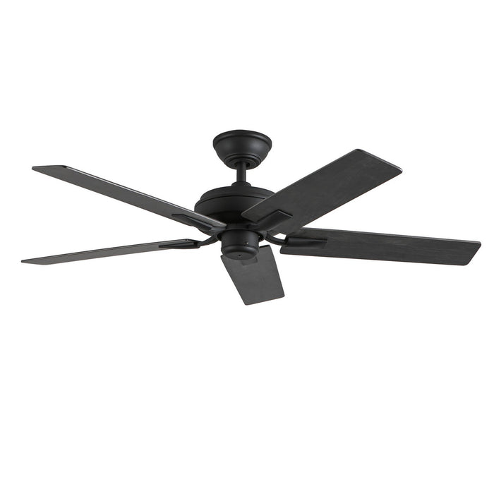 Kuzco Lighting CF78752-MB-NLW 52" Ceiling Fan, Matte Black