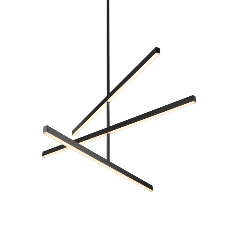 Kuzco Lighting CH10345-BK-UNV LED Chandelier, Black