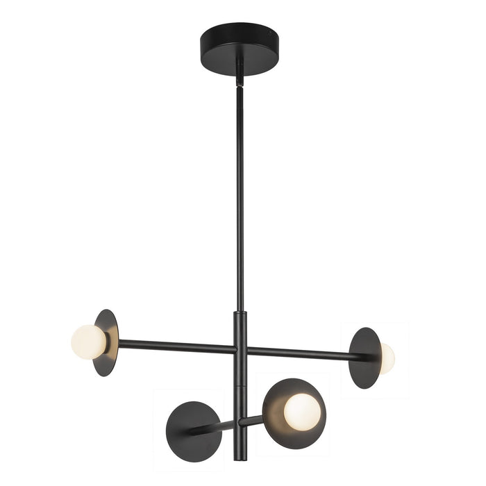 Kuzco Lighting CH15504-BK-UNV LED Chandelier, Black
