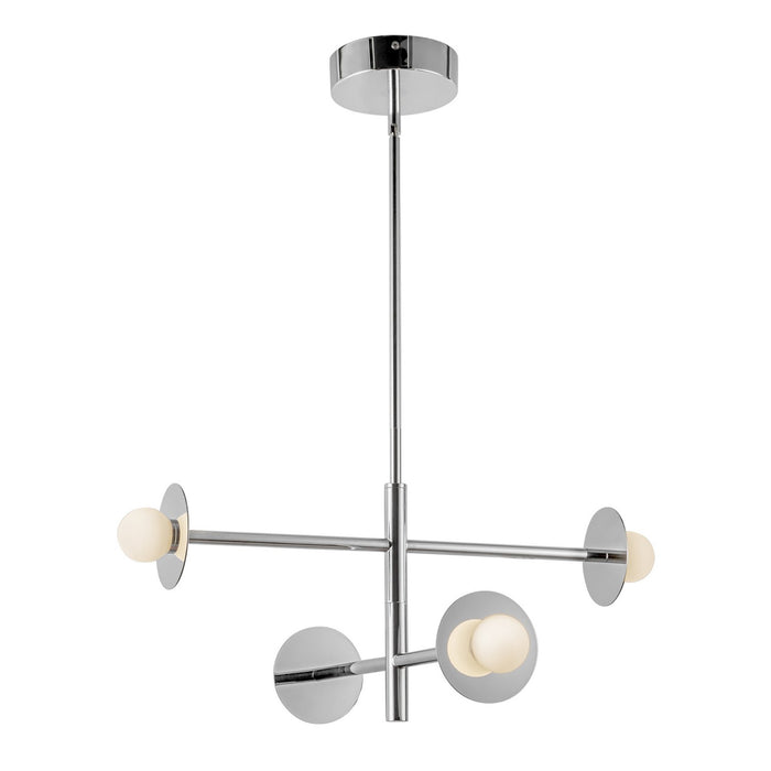 Kuzco Lighting CH15504-CH-UNV LED Chandelier, Chrome