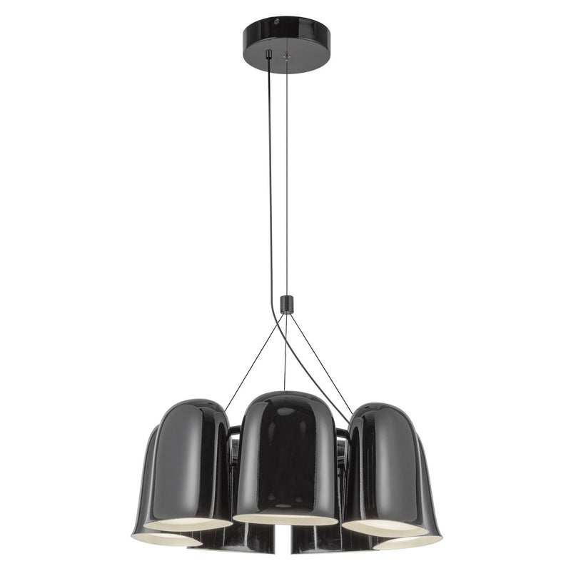 Kuzco Lighting CH21120-GBK-UNV LED Chandelier, Glossy Black