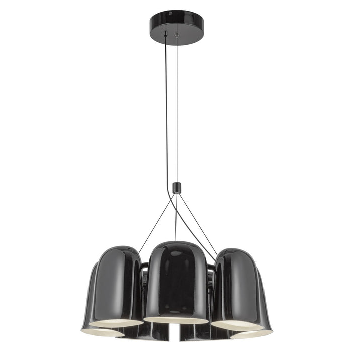 Kuzco Lighting CH21120-GBK-UNV LED Chandelier, Glossy Black