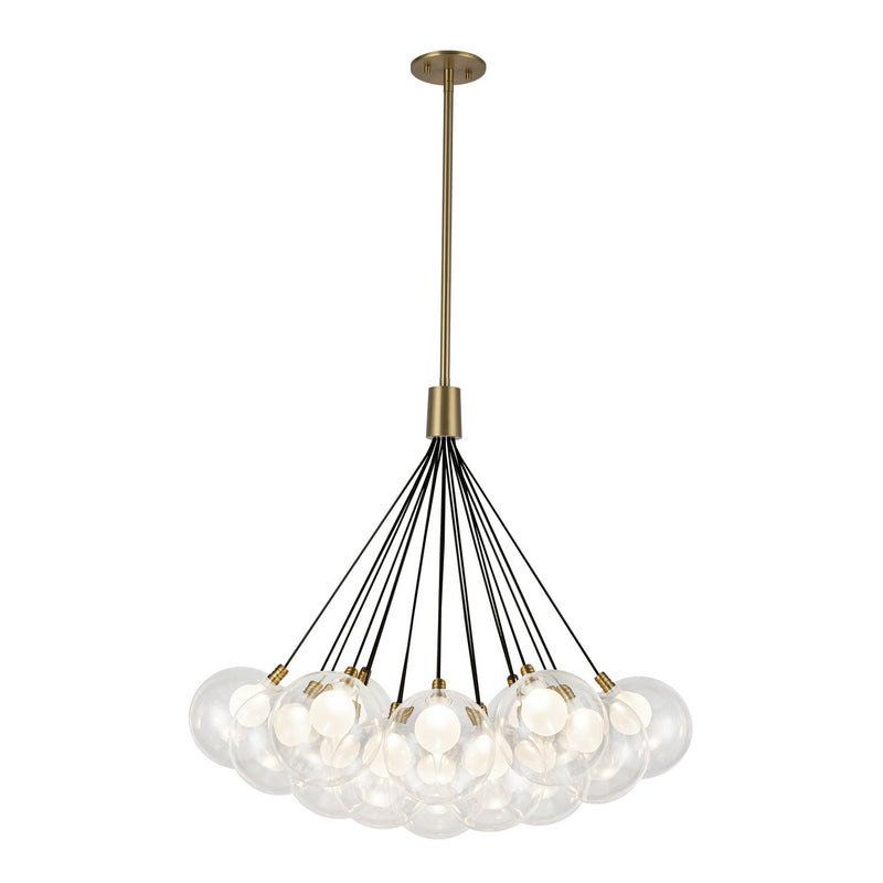 Kuzco Lighting CH3128-BG LED Chandelier, Brushed Gold