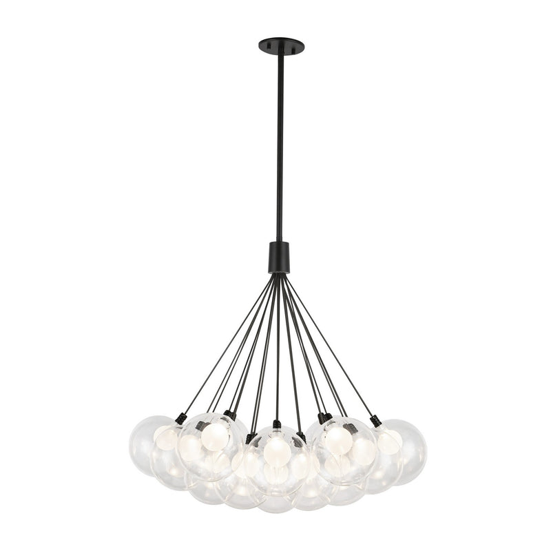 Kuzco Lighting CH3128-BK LED Chandelier, Black