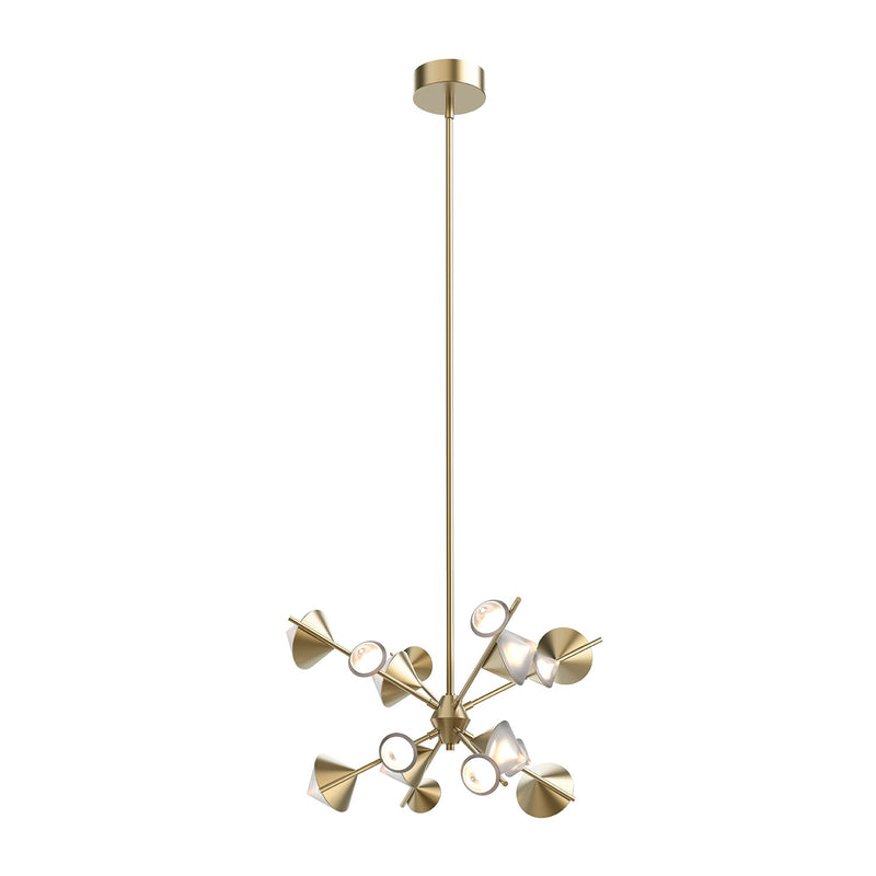 Kuzco Lighting CH50825-BG LED Pendant, Brushed Gold