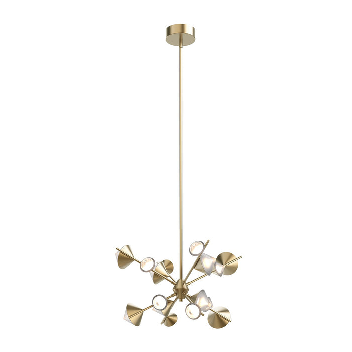 Kuzco Lighting CH50825-BG LED Pendant, Brushed Gold