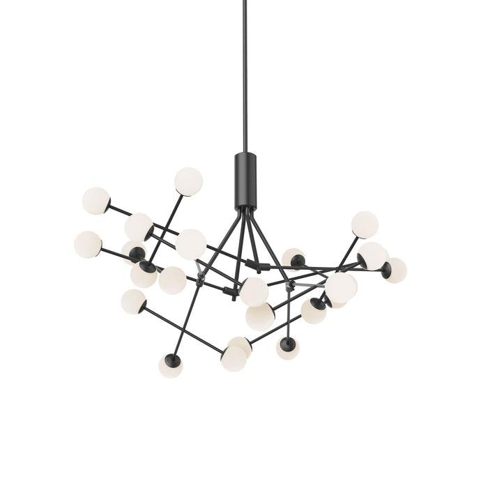 Kuzco Lighting CH97139-BK-UNV LED Chandelier, Black