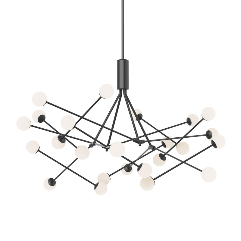 Kuzco Lighting CH97358-BK-UNV LED Chandelier, Black